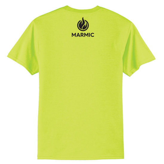 Safety Green SHORT SLEEVE Blended – Tshirt (Port & Company) - Image 2