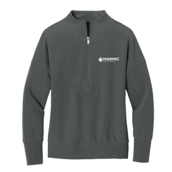 DRESS STYLE Heavyweight - Zip Ladies Pullover (Mercer+Mettle) - Image 2