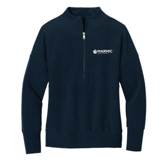 DRESS STYLE Heavyweight - Zip Ladies Pullover (Mercer+Mettle) - Image 3