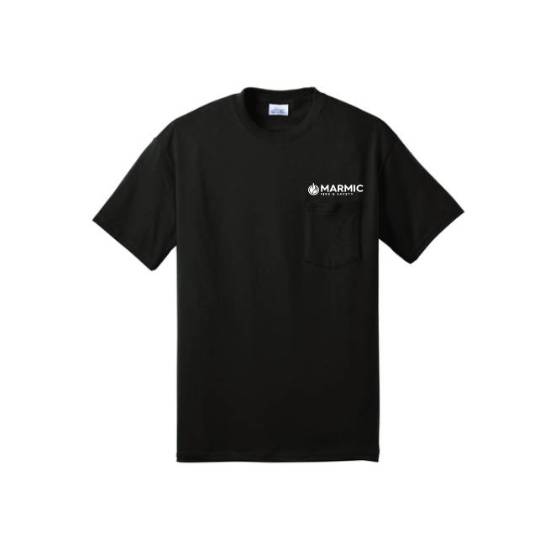 T-shirt TALL Cotton Short Sleeve with Pocket (50/50 Cotton Poly) - <b>NEW</b>