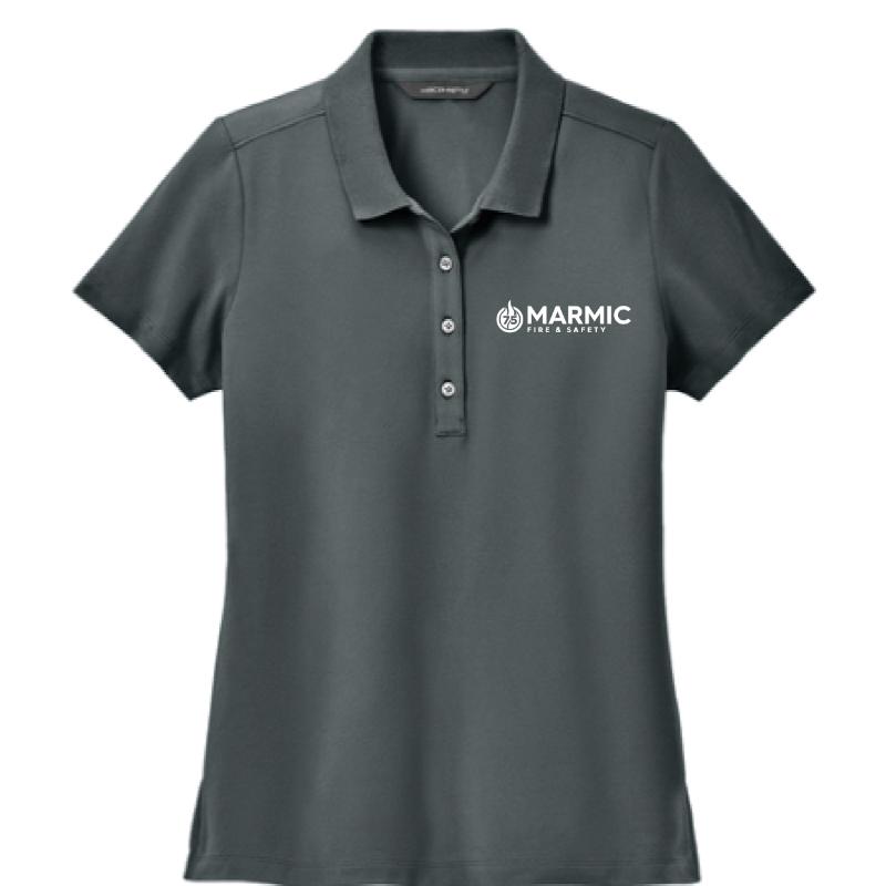 HEAVIER Cotton Blend Ladies Polo (Mercer+Mettle) - Image 3