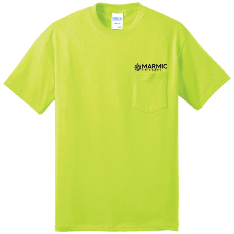 T-shirt Cotton Short Sleeve with Pocket (50/50 Cotton Poly) - Image 4
